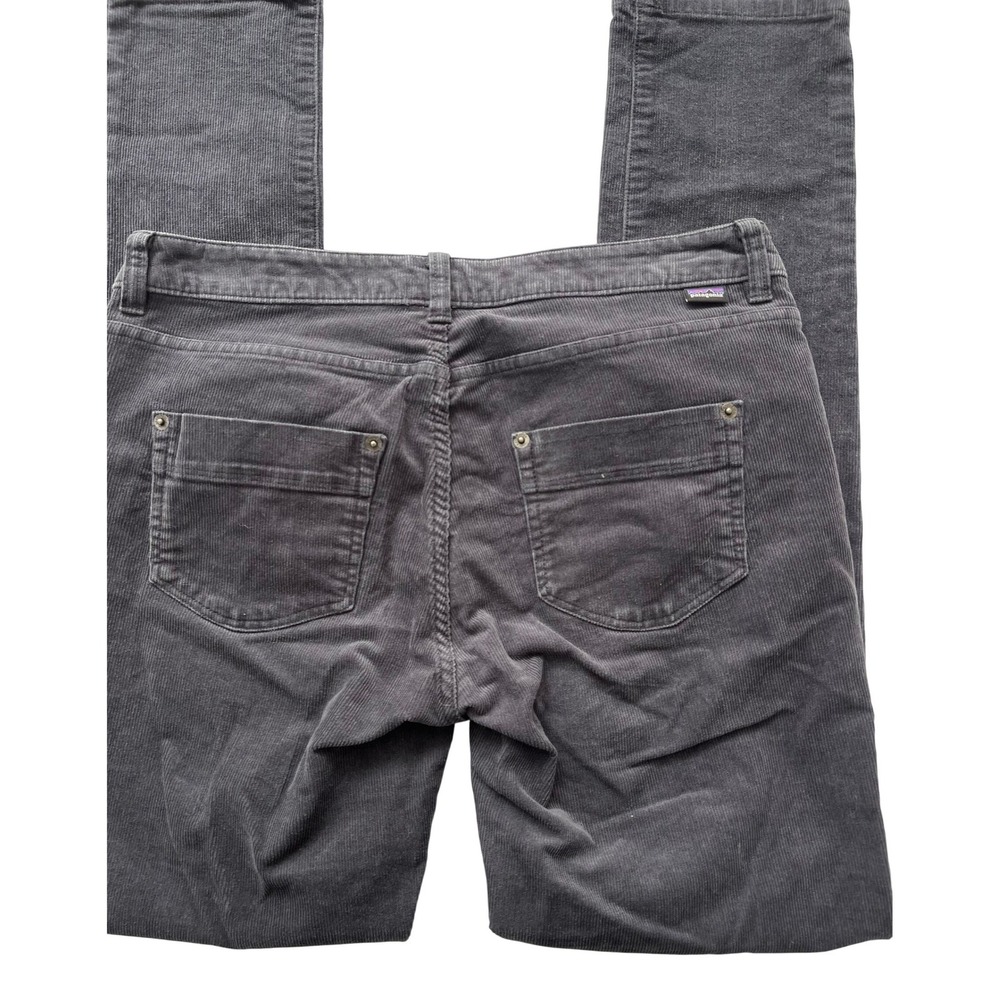 Patagonia Organic Cotton Corduroy‎ Pants Women's Size 30 Gray Straight Leg